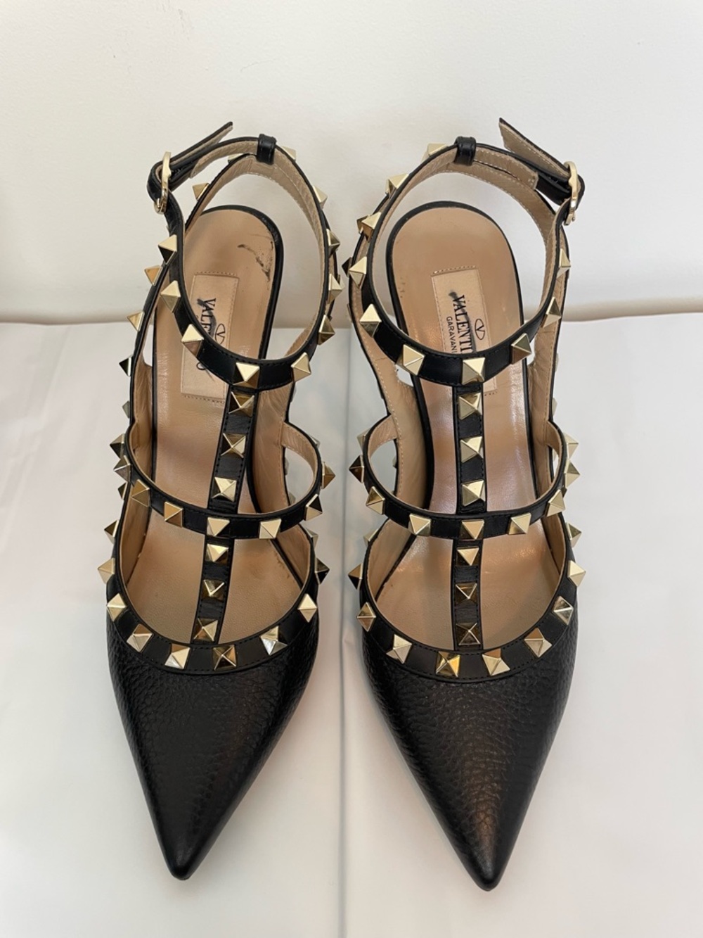 VALENTINO Garavani Rockstud Caged Studded Stiletto Heels Pumps \\ 38 - Picture 6 of 14